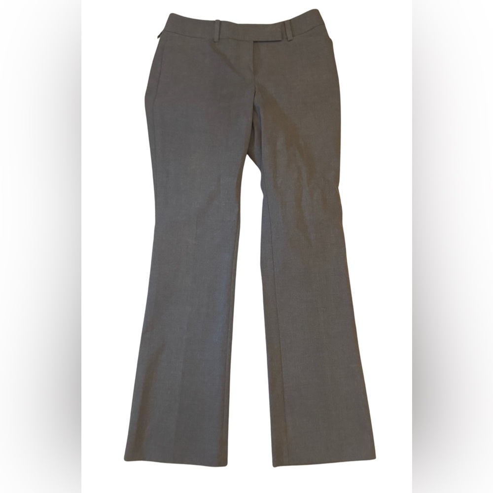 Ann Taylor - 00P - Gray straight leg dress pants